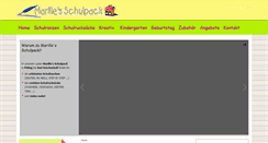 Desktop Screenshot of marilles-schulpack.de